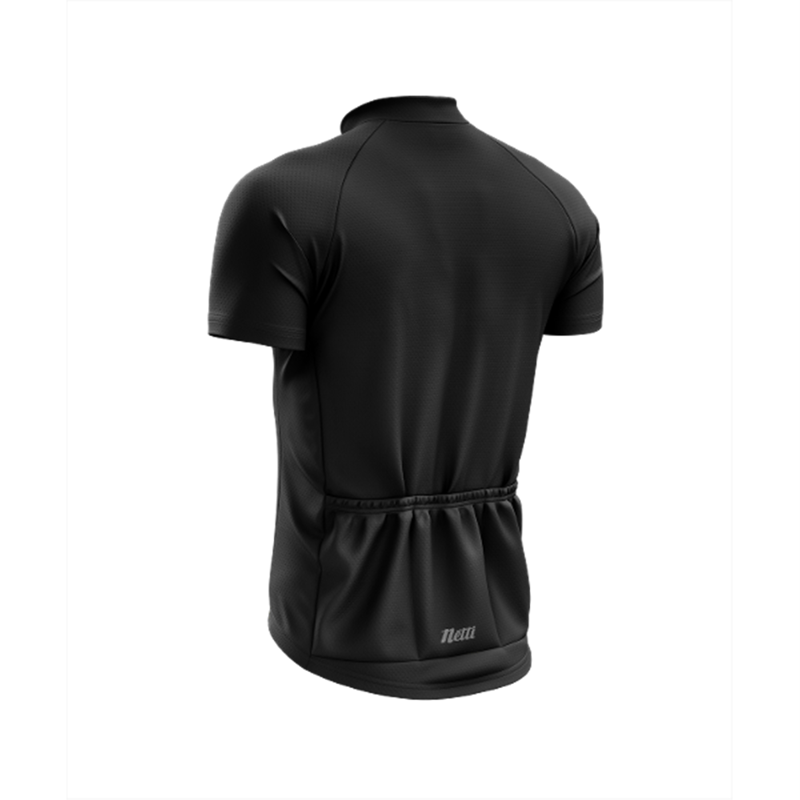NETTI BREEZE MEN'S CYCLING JERSEY SHORT SLEEVE IN BLACK-1